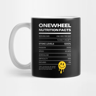 Onewheel Nutrition Facts Mug